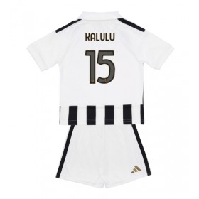 Juventus Pierre Kalulu #15 Hemmakläder Barn 2026-27 Kortärmad (+ Korta byxor)
